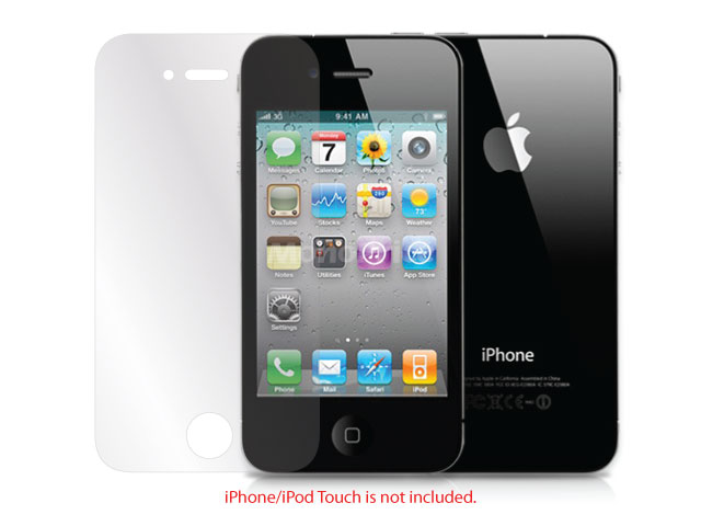 Protective Film w/High Transparency Finish for iPhone 4/4S